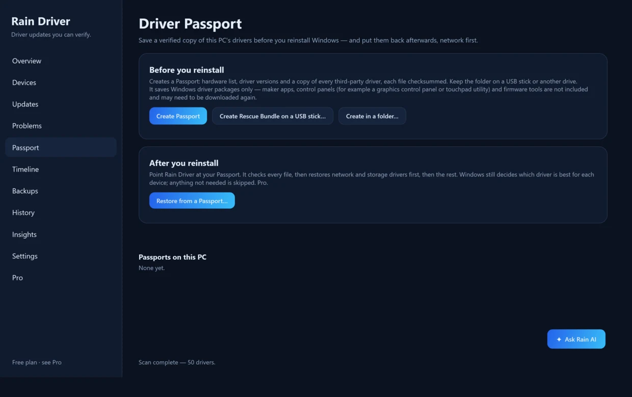 Driver Passport